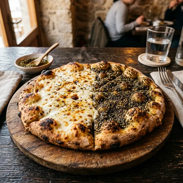 Manakisch Käse & Zaatar